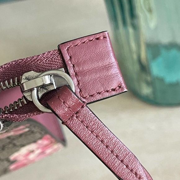 Mint Gucci Supreme Blooms Pink Clutch Bag Cosmetic Pouch - Picture 10 of 10